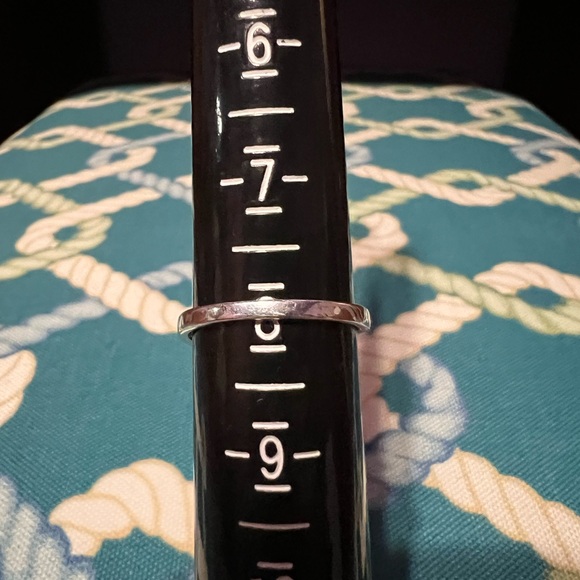 Sterling silver lab created Ruby ring - Picture 3 of 12